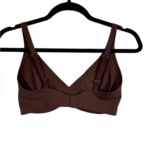 SKIMS Naked Plunge Bralette Wireless Bra in Cocoa