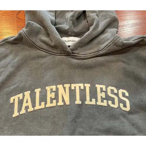 Talentless  GRAY HOODIE SIZE SMALL