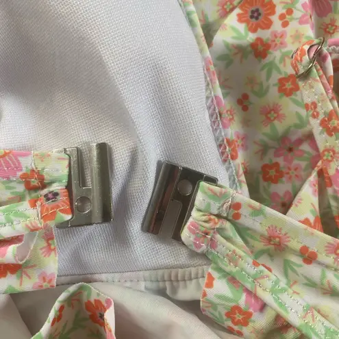 SheIn  Floral Ruffle Sleeve Bikini Set Size Large - Image 6