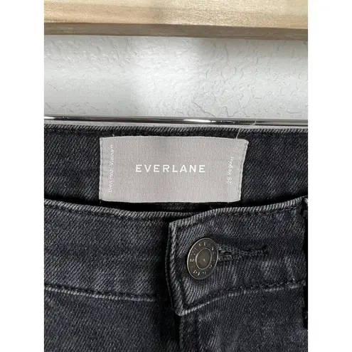 Everlane  Womens Black Wash High Rise Jeans Size 28