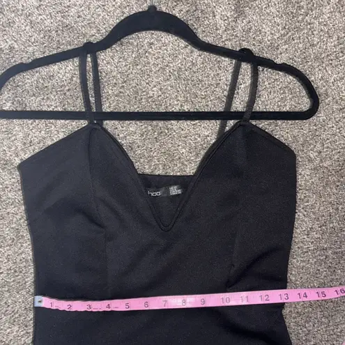 Black plunge neck bodysuit Size 8