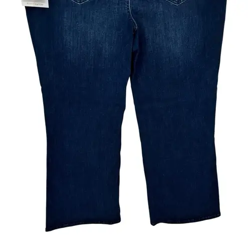 NYDJ Waist-Match Relaxed Flared Jeans size 2X in Underground Medium Wash Ankle