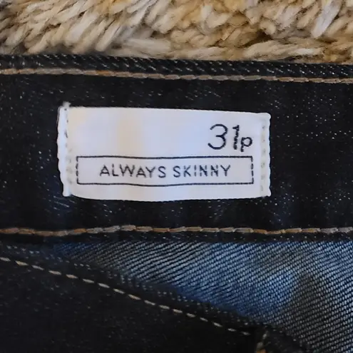 Gap  1960 Dark Wash Always Skinny 5 Pocket Skinny Jeans 31P