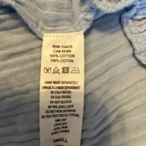 Elan Sky Blue Flowy Mini Dress Size S