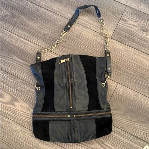 Steven By Steve Madden Snake Charmer Zip Messenger Bag