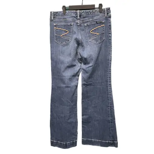 Seven7  MEDIUM WASH FLARE JEANS