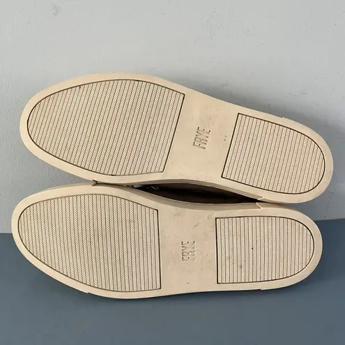 Frye  Ivy Low Lace Up Gray Tumbled Nubuck Leather Sneakers