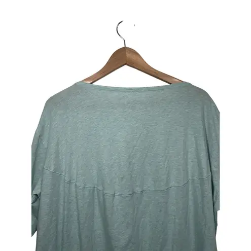 Lululemon Light Blue Long Sleeve Tunic Top Oversized Relaxed Fit Women's Size M Green