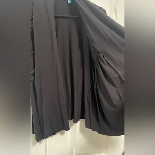 Survival Women’s Black Open or Tie Wrap Front Cardigan Size M Size M