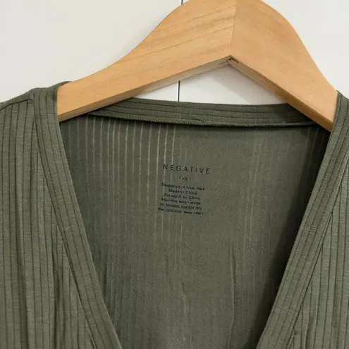 Negative Underwear Whipped Henley in Moss, Size X