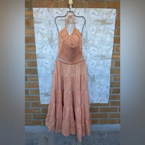 Jen's Pirate Booty High Desert Palm Leaf Corset and skirt size large