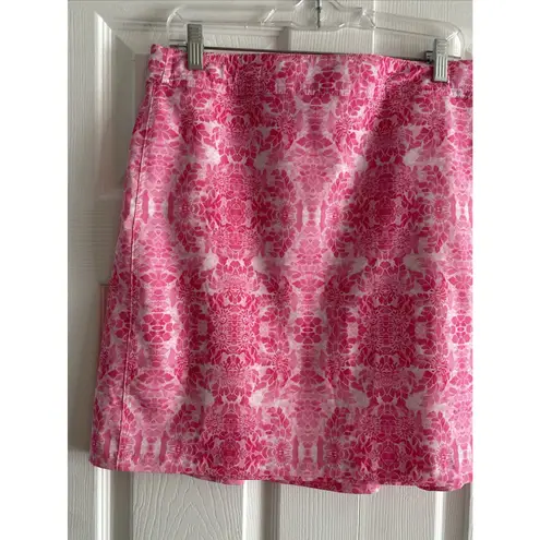 Rip Skirt Womens Medium Pink Wrap Skirt Knee Length Beach Vacation Fem