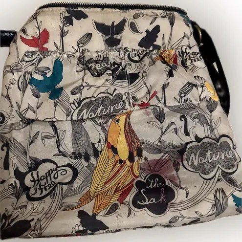 The Sak The Saks Leather Crossbody shimmer bag