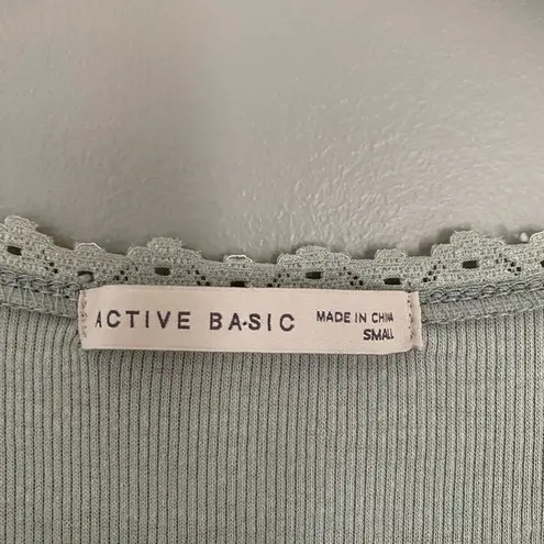 Active Basic Green Fitted Short Sleeve T-Shirt