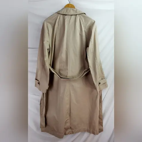 A New Day NWT  Women's Long Sleeve Belted Trench Coat Pockets Tan/Beige sz M