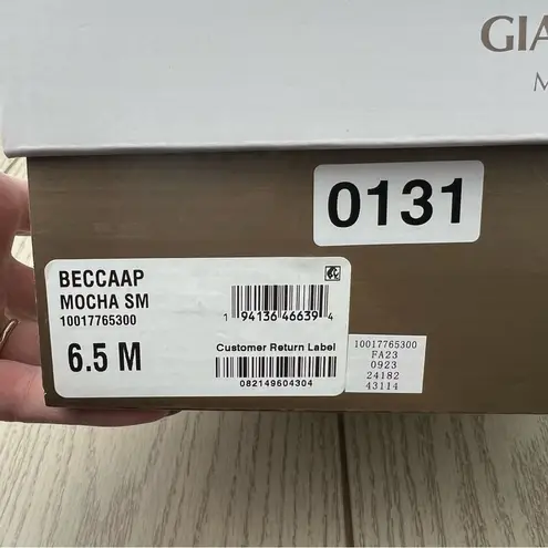 Giani Bernini Women's Becca Memory Foam Buckled Booties 6.5M Mocha Brown $100