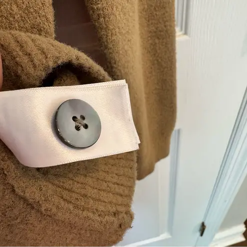 The Drop Women’s Camel Button Front Cardigan Sweater Size XL Grunge Grandpa Tan - Image 5