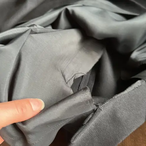 Magaschoni Henri Bendel Midi Skirt 100 % Wool Zipper & 1 Pocket In Back …