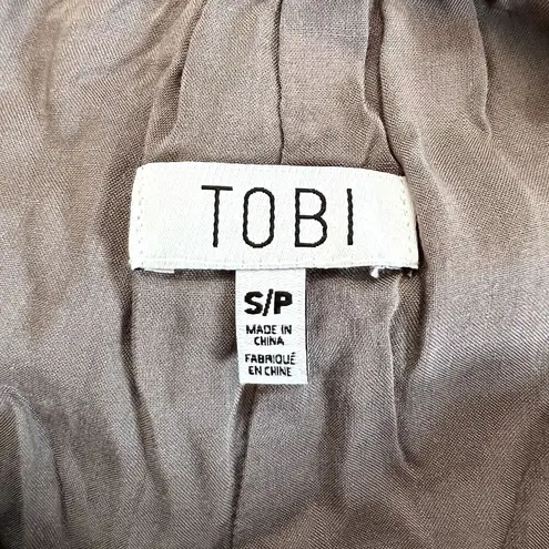 Tobi Taupe  Backless Halter Romper thumbnail 6