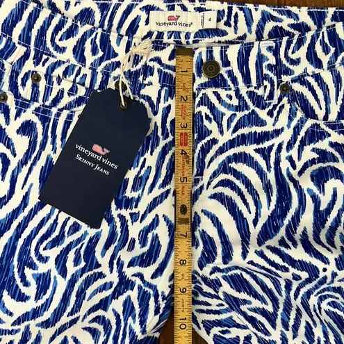 Vineyard Vines  Slim mid rise animal print Jeans NWT new size 4