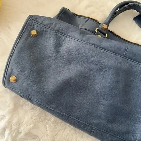 Balenciaga  Giant 21 Gold Hardware Work Bag in Blue