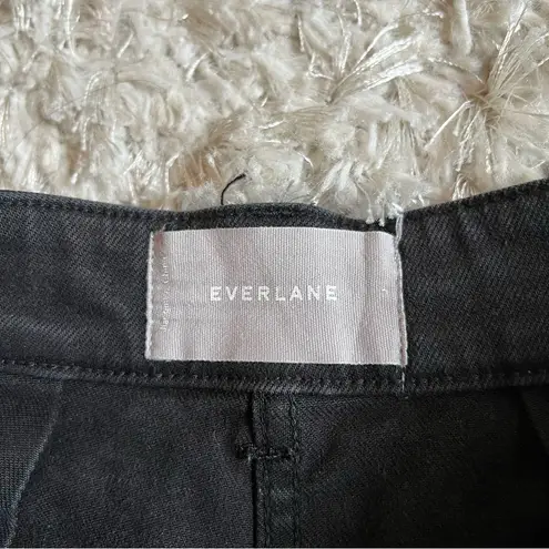 Everlane  Wide Leg Cropped Pants in Black Size 0