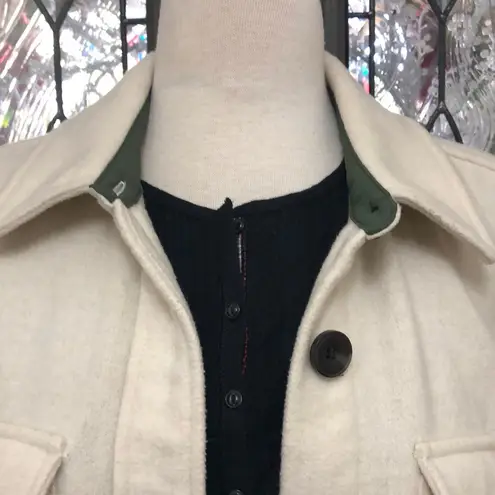 Free Assembly Women's Wool Blend Shirt Jacket Size L