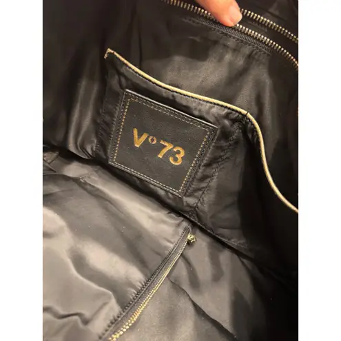 V°73 Sequin Embellished Tote Bag Purse Handbag Designer Glam Party Black