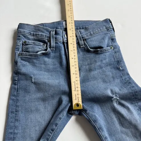 Edwin Anthropologie Elin Crop Straight Jeans Size 25 Wavelength Wash Slim Blue