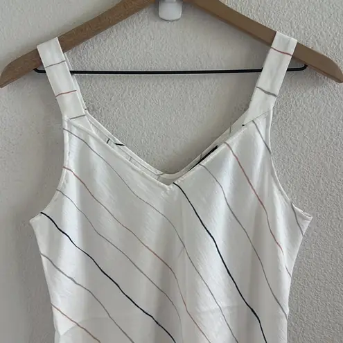 Nic+Zoe Striped Tank Contemporary Preppy Casual XS