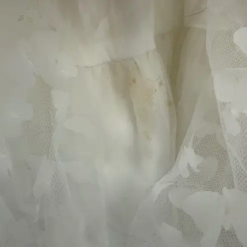 Lulus Time To Fly White Butterfly Lace