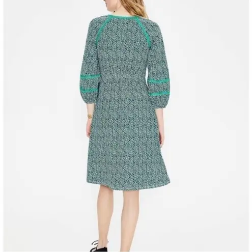 Boden Heidi Jersey Indian Ocean Fringe Dress Size 6