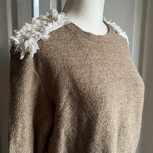 ZARA  y2k 00’s trafaluc vintage women’s pearl shoulder accent military style