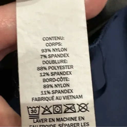 LL Bean Nautical Navy Women’s Vista Camp Skort XL NWOT Blue