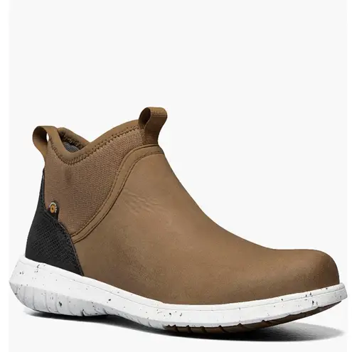 Bogs Juniper Freedom Chelsea Leather Sneaker, Size 9.5, Toffee/Brown, NWT Brown