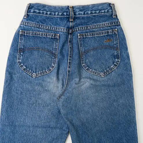Vintage 80s Chic High Waisted Jeans Blue Size 24