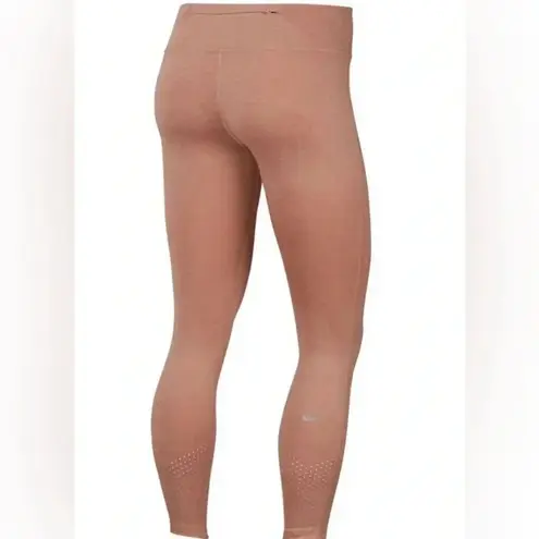 Nike  Epic Luxe Running Tights Size Large Mauve Pink