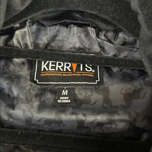 Kerrits Good Gallop Quilted Vest Black Size Medium