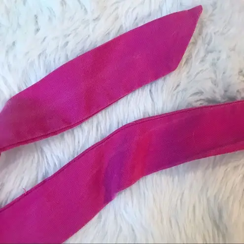 Line and Dot Cherie Mini Wrap Dress Ruffle V-Neck Short Sleeve Fuchsia Pink Medium