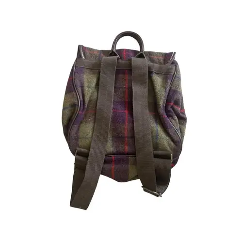 Gap  Wool Blend Double Flap Plaid Backpack