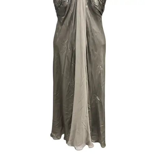 Donna Ricco New York Dress Size 8 Sleeveless Grey Formal Party Cocktail Career