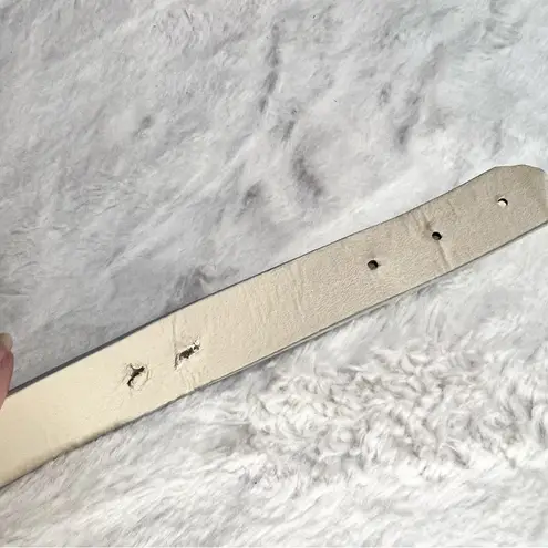 Silver Glitter Belt with Gold Buckle Size M/L