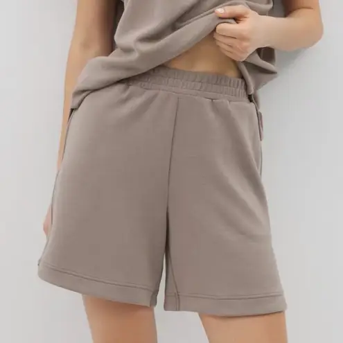 Soma 6” Modern Modal High Rise Lounge Shorts Smoked Truffle Brown Size XL