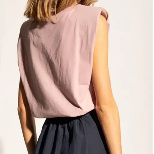 All Saints Revolve Cotton Coni Tank Top in Morning Mauve Size Large NEW 175.00