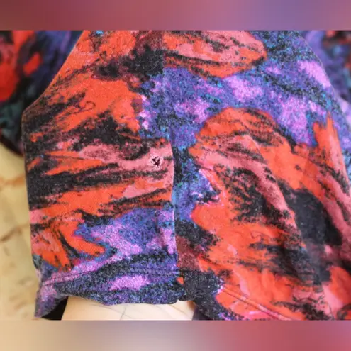 Daisy Fuentes Black and Purple Blouse