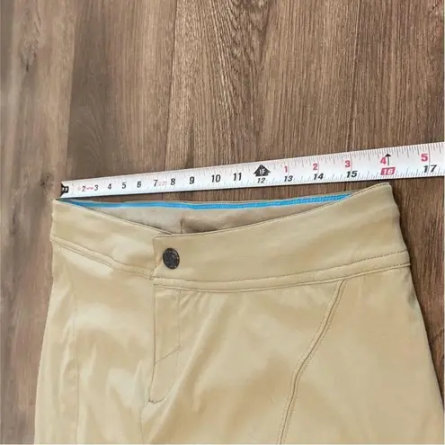 Columbia  16” Omni-Shield Tan Nylon Stretch Hiking Active Skirt Size 10