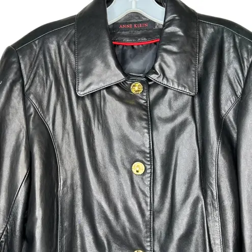 Anne Klein  Leather Jacket