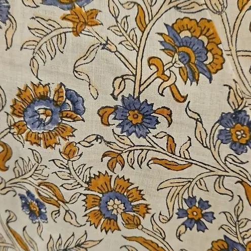 Cleobella ππ Helena Puff Sleeve Peasant Blouse ~ Floral Polka Print Medium NWT