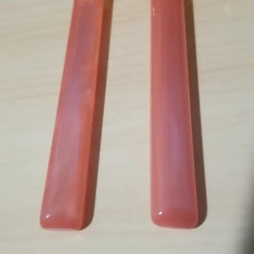 Rachel Comey Mission Acrylic Matchstick Drop Earrings Rhinestone Clutter ~ NWOT