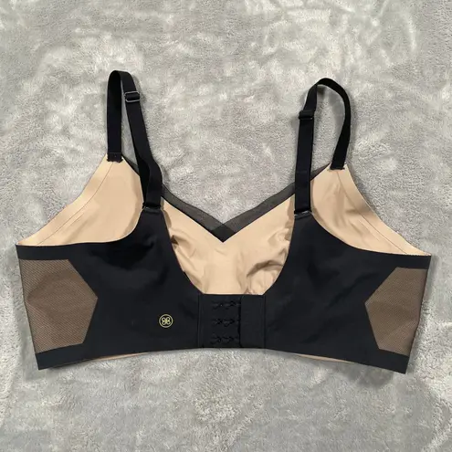 Honeylove CrossOver Bra Large Black Wireless Comfort Support Mesh Adjustable - Image 2